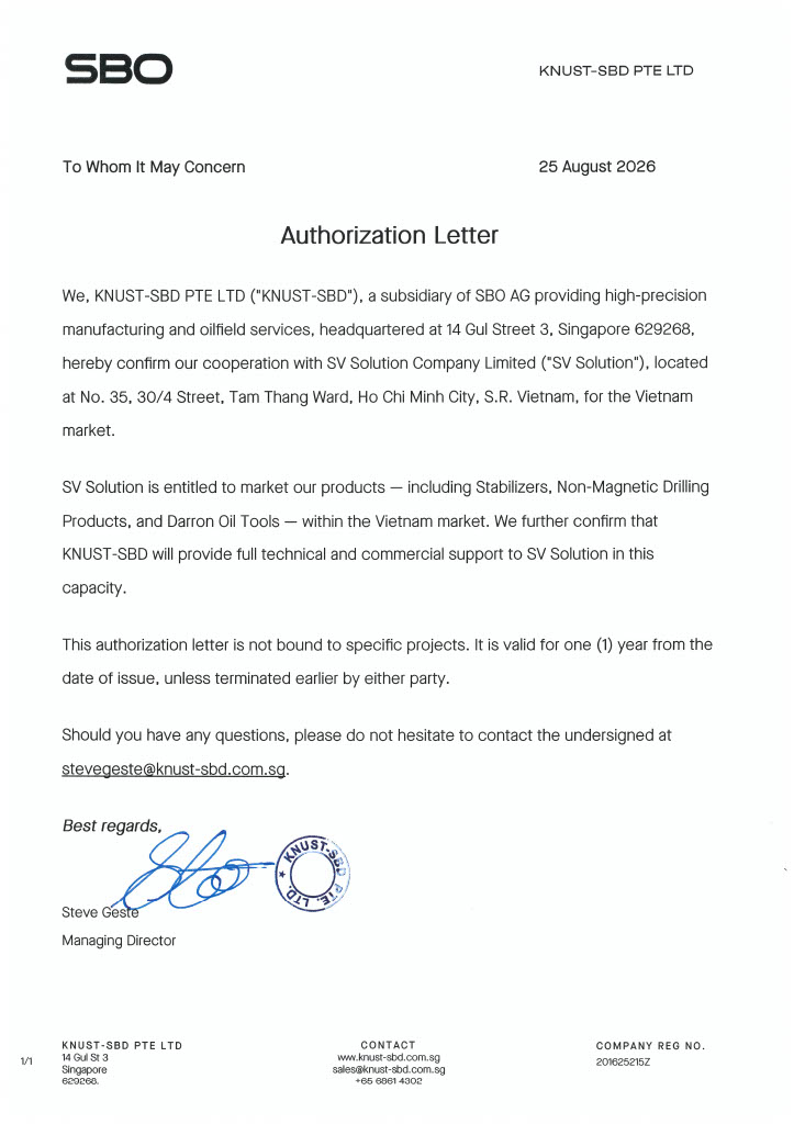 Authorization Letter KNUST-SBD SV Solution
